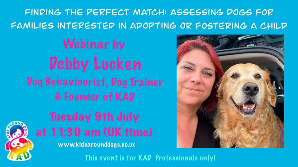 Finding The Perfect Match: Assessing a dog for families interested in adopting or fostering a child