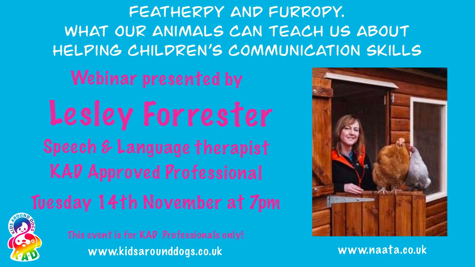 Featherpy and Furropy. What our animals can teach us about helping children's communication skills by Lesley Forrester