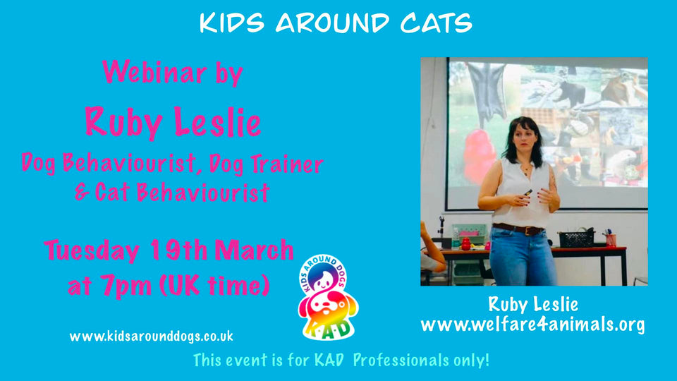 COMING IN MARCH: Kids Around Cats by Ruby Leslie