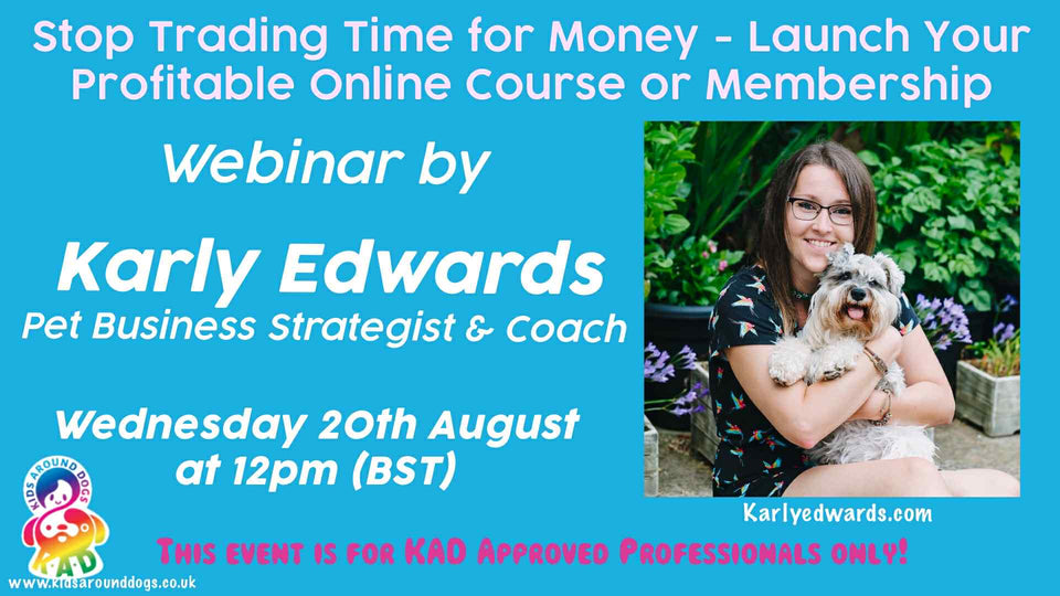 COMING UP: Stop Trading Time for Money - Launch Your Profitable Online Course or Membership by Karly Edwards