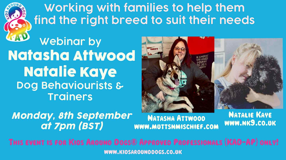 COMING UP: Working with families to help them find the right breed to suit their needs