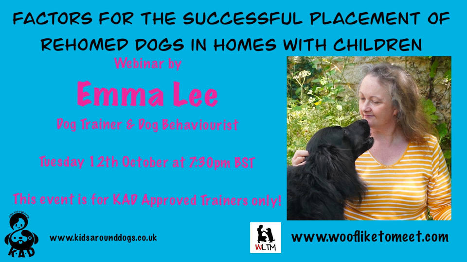 Factors for the Successful Placement of Rehomed Dogs in Homes with Children by Emma Lee